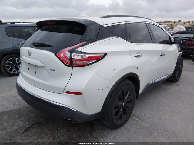 2017 Nissan Murano Sv მანქანა იყიდება აუქციონზე, vin: 5N1AZ2MG4HN143783, აუქციონის ნომერი: 44774221