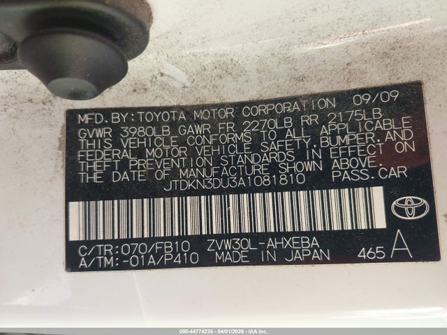 2010 TOYOTA PRIUS JTDKN3DU3A1081810 Photo 8