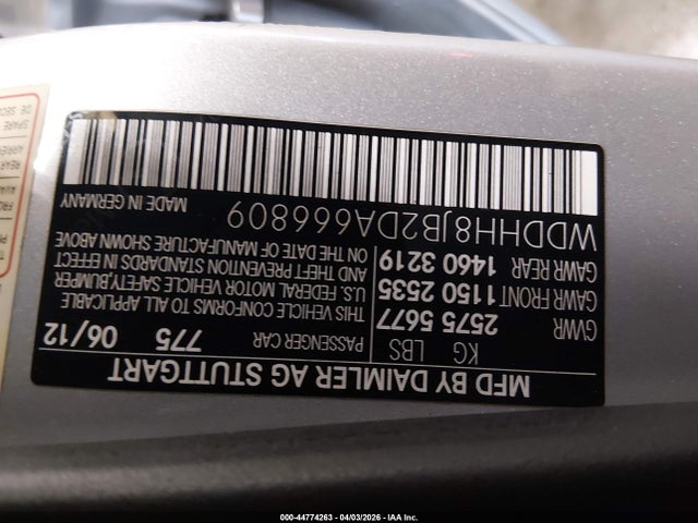 Aukcja sprzedaży 2013 Mercedes-benz E 350 4matic, vin: WDDHH8JB2DA666809, numer aukcji: 44774263