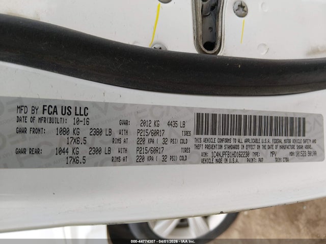 2017 JEEP PATRIOT 1C4NJPFB1HD162230 Photo 8