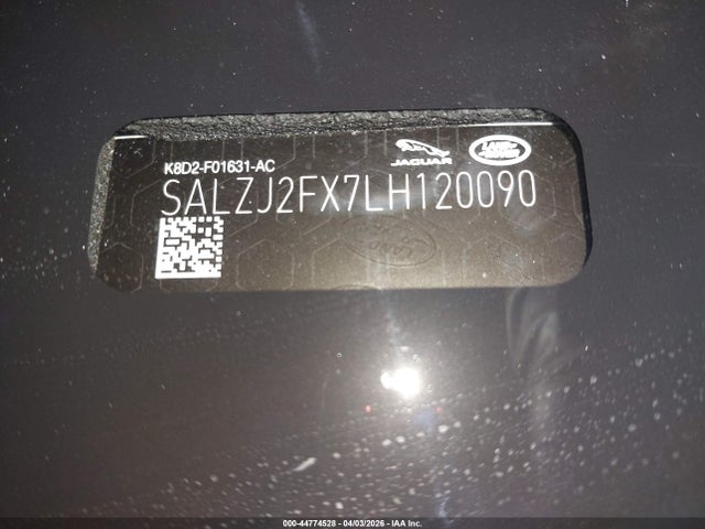 Продажа на аукционе авто 2020 Land Rover Range Rover Evoque S, vin: SALZJ2FX7LH120090, номер лота: 44774528
