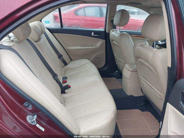 2009 Hyundai Sonata Limited მანქანა იყიდება აუქციონზე, vin: 5NPEU46C79H521218, აუქციონის ნომერი: 44774585