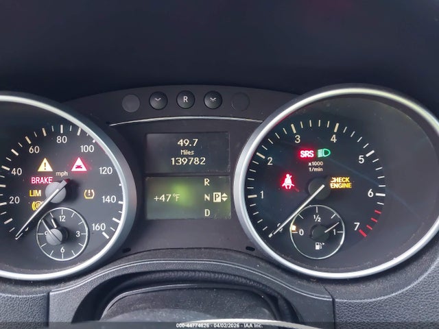 Aukcja sprzedaży 2010 Mercedes-benz Ml 550 4matic, vin: 4JGBB7CB6AA602269, numer aukcji: 44774626
