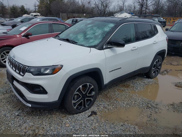 Aukcja sprzedaży 2022 Jeep Compass Limited 4x4, vin: 3C4NJDCB5NT160876, numer aukcji: 44774633