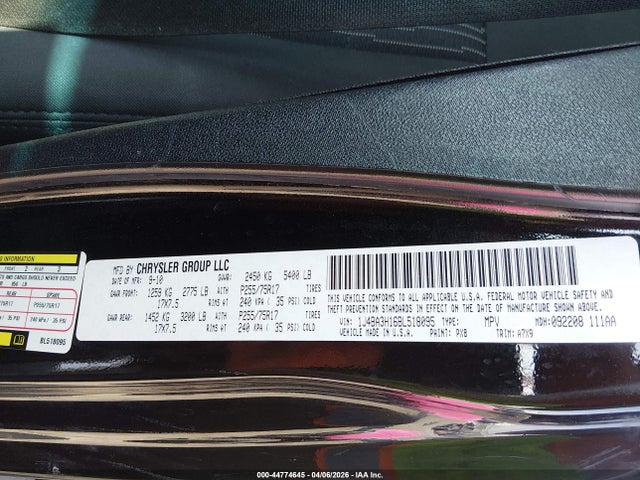 Продажа на аукционе авто 2011 Jeep Wrangler Unlimited Sport, vin: 1J4BA3H16BL518095, номер лота: 44774645