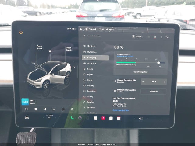 Продажа на аукционе авто 2022 Tesla Model Y Long Range Dual Motor All-wheel Drive, vin: 7SAYGDEE3NF363009, номер лота: 44774753
