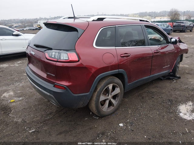 2020 Jeep Cherokee Limited 4x4 მანქანა იყიდება აუქციონზე, vin: 1C4PJMDX3LD516974, აუქციონის ნომერი: 44774801