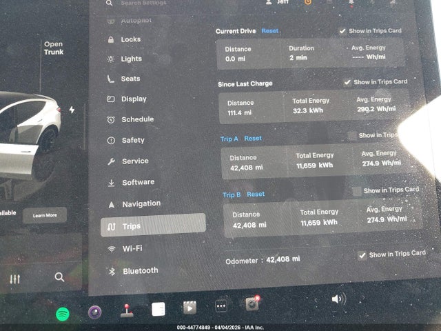 Продаж на аукціоні авто 2022 Tesla Model Y Long Range Dual Motor All-wheel Drive, vin: 7SAYGDEE1NA011043, номер лоту: 44774849