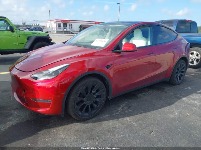 Продажа на аукционе авто 2024 Tesla Model Y Long Range Dual Motor All-wheel Drive, vin: 7SAYGDEE0RA257555, номер лота: 44774886