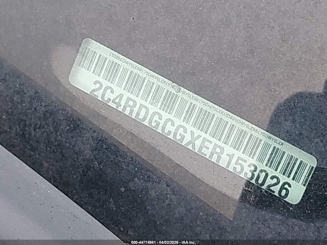 Aukcja sprzedaży 2014 Dodge Grand Caravan Sxt, vin: 2C4RDGCGXER153026, numer aukcji: 44774981