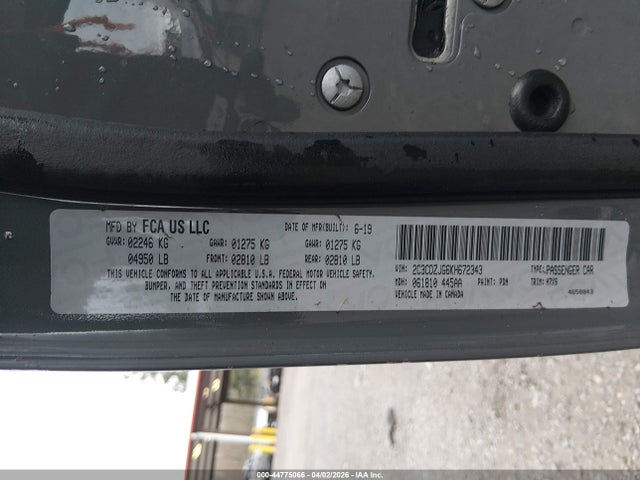 2019 DODGE CHALLENGER 2C3CDZJG6KH672343 Photo 8