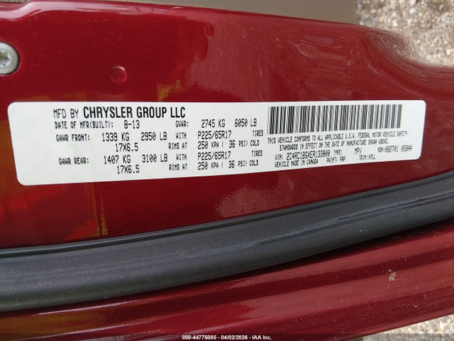2C4RC1BGXER133800 Chrysler Town &amp; Country Touring