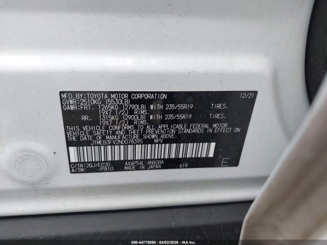 2022 TOYOTA RAV4 PRIME JTMEB3FV2ND078395 Photo 8
