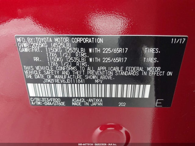 2018 TOYOTA RAV4 JTMZFREV6JD111841 Photo 8