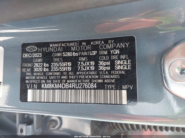 Aukcja sprzedaży 2024 Hyundai Ioniq 5 Se Standard Range, vin: KM8KM4DB4RU276084, numer aukcji: 44775189