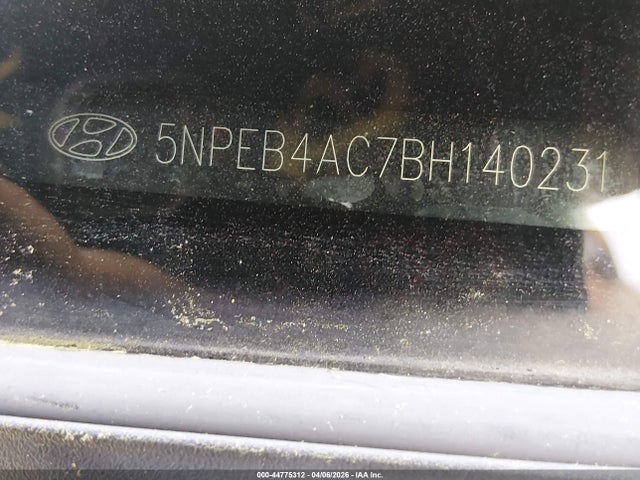 2011 HYUNDAI SONATA 5NPEB4AC7BH140231 Photo 8