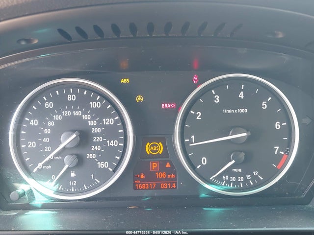 2008 Bmw 528i მანქანა იყიდება აუქციონზე, vin: WBANU53588CT08264, აუქციონის ნომერი: 44775338