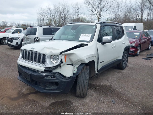 2016 Jeep Renegade Limited მანქანა იყიდება აუქციონზე, vin: ZACCJBDT9GPD09853, აუქციონის ნომერი: 44775363