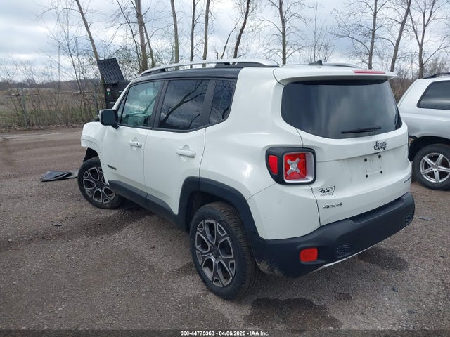 2016 Jeep Renegade Limited მანქანა იყიდება აუქციონზე, vin: ZACCJBDT9GPD09853, აუქციონის ნომერი: 44775363