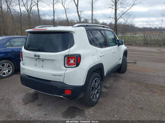 2016 Jeep Renegade Limited მანქანა იყიდება აუქციონზე, vin: ZACCJBDT9GPD09853, აუქციონის ნომერი: 44775363