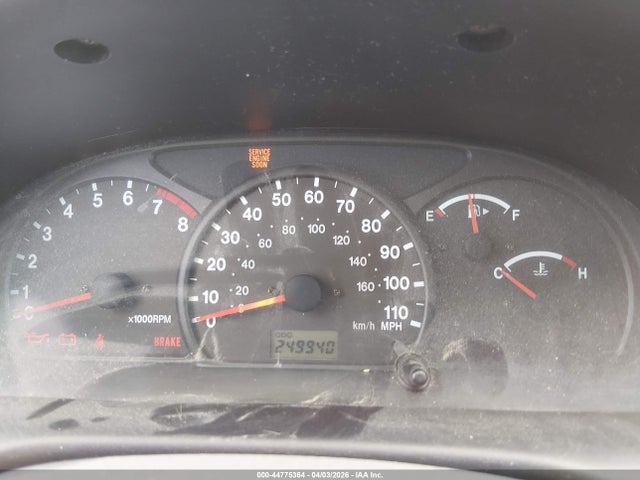 Продажа на аукционе авто 2002 Suzuki Grand Vitara Jlx/limited, vin: JS3TD62VX24161319, номер лота: 44775364