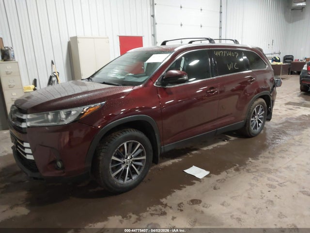 Aukcja sprzedaży 2019 Toyota Highlander Xle, vin: 5TDJZRFH5KS708210, numer aukcji: 44775407