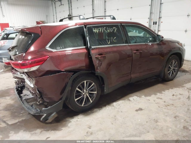 Aukcja sprzedaży 2019 Toyota Highlander Xle, vin: 5TDJZRFH5KS708210, numer aukcji: 44775407