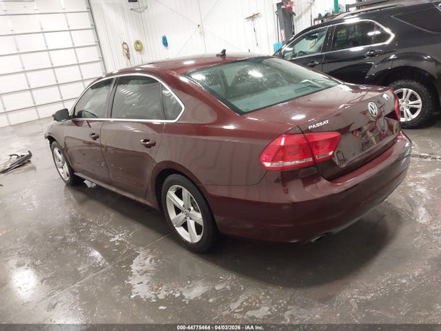 44775464 :رقم المزاد ، 1VWBH7A36CC085784 vin ، 2012 Volkswagen Passat 2.5l Se مزاد بيع