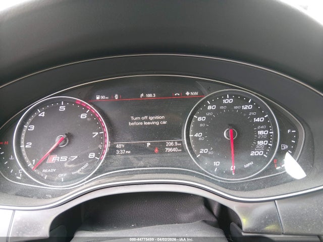 Aukcja sprzedaży 2016 Audi Rs 7 4.0t Prestige, vin: WUAW2AFC5GN901439, numer aukcji: 44775499