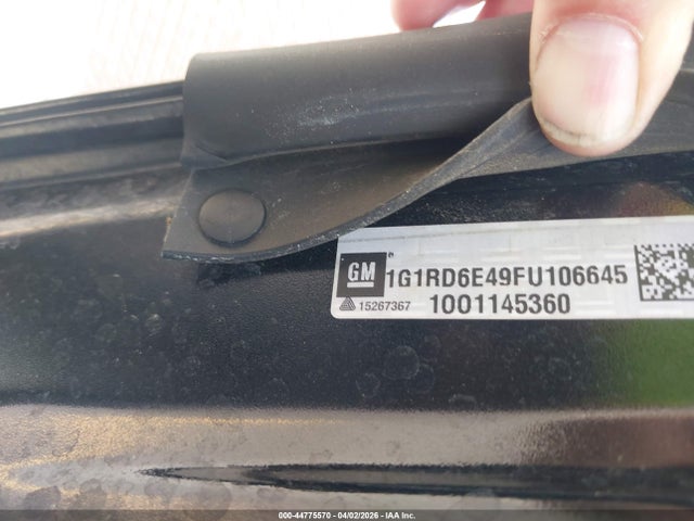1G1RD6E49FU106645 Chevrolet Volt