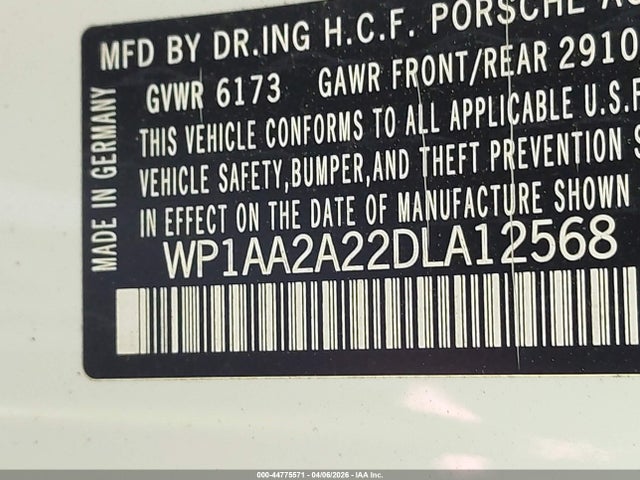 2013 PORSCHE CAYENNE WP1AA2A22DLA12568 Photo 8