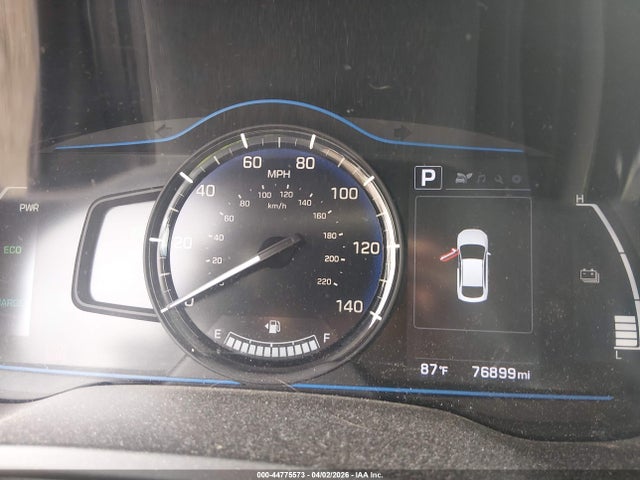 KMHC65LC0KU139583 Hyundai Ioniq Hybrid Blue