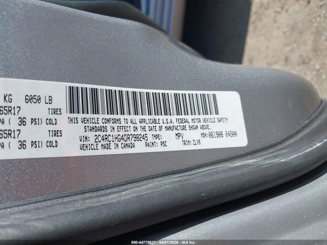 Aukcja sprzedaży 2013 Chrysler Town & Country S, vin: 2C4RC1HG4DR798245, numer aukcji: 44775627