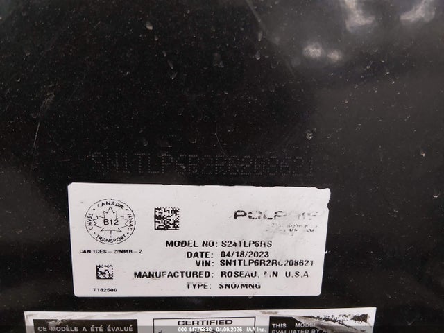 SN1TLP6R2RC208621 Polaris Other
