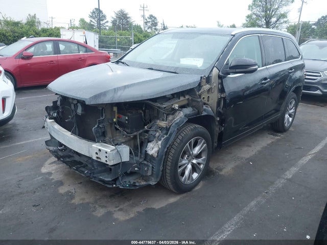2015 Toyota Highlander Xle V6 მანქანა იყიდება აუქციონზე, vin: 5TDJKRFH6FS222287, აუქციონის ნომერი: 44775637