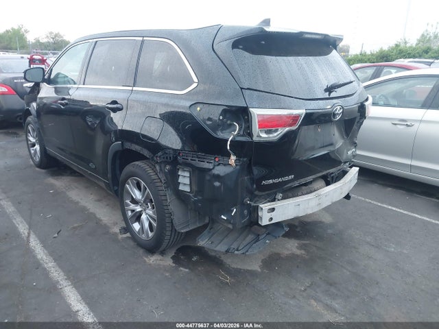 2015 Toyota Highlander Xle V6 მანქანა იყიდება აუქციონზე, vin: 5TDJKRFH6FS222287, აუქციონის ნომერი: 44775637
