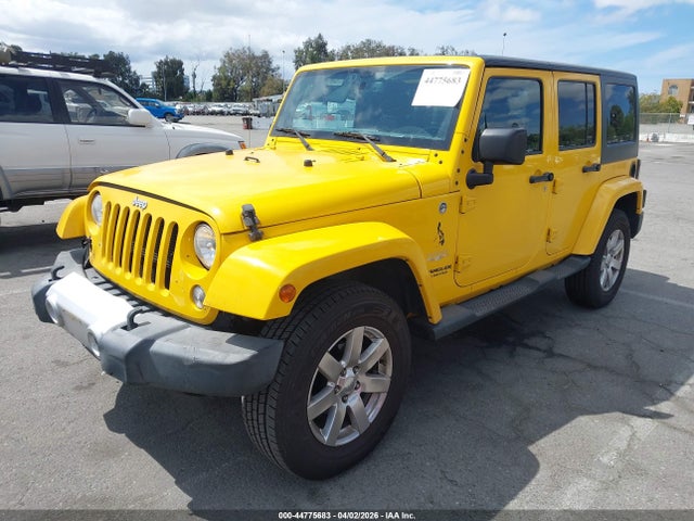Продажа на аукционе авто 2015 Jeep Wrangler Unlimited Sahara, vin: 1C4BJWEG6FL647816, номер лота: 44775683