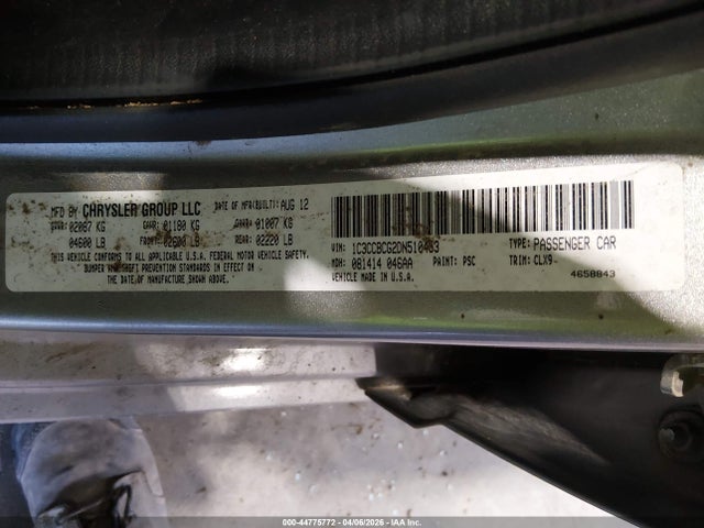 Aukcja sprzedaży 2013 Chrysler 200 Limited, vin: 1C3CCBCG2DN510453, numer aukcji: 44775772