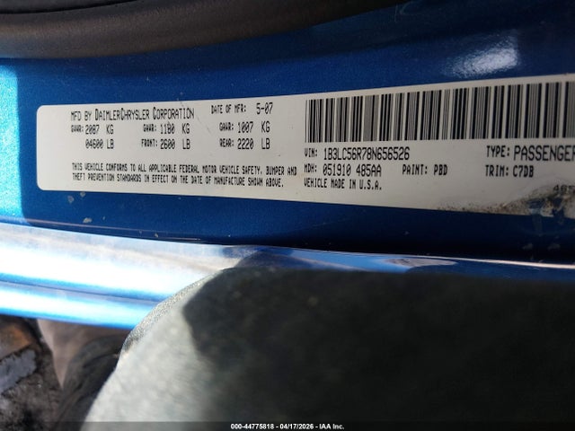 Aukcja sprzedaży 2008 Dodge Avenger Sxt, vin: 1B3LC56R78N656526, numer aukcji: 44775818