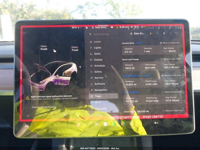 Aukcja sprzedaży 2023 Tesla Model Y Performance Dual Motor All-wheel Drive, vin: 7SAYGDEF6PF702745, numer aukcji: 44775822