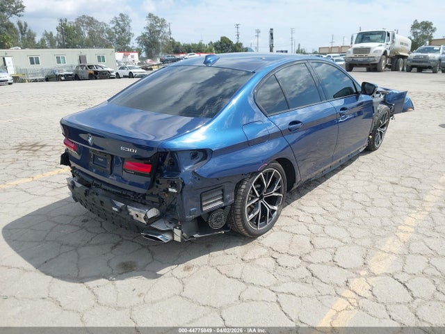 44775849 :رقم المزاد ، WBA53BH01MWX09520 vin ، 2021 Bmw 530i مزاد بيع