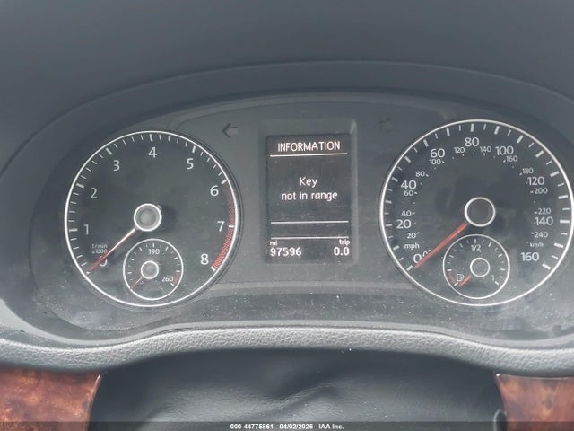44775861 :رقم المزاد ، 1VWCP7A3XDC149270 vin ، 2013 Volkswagen Passat 2.5l Sel Premium مزاد بيع