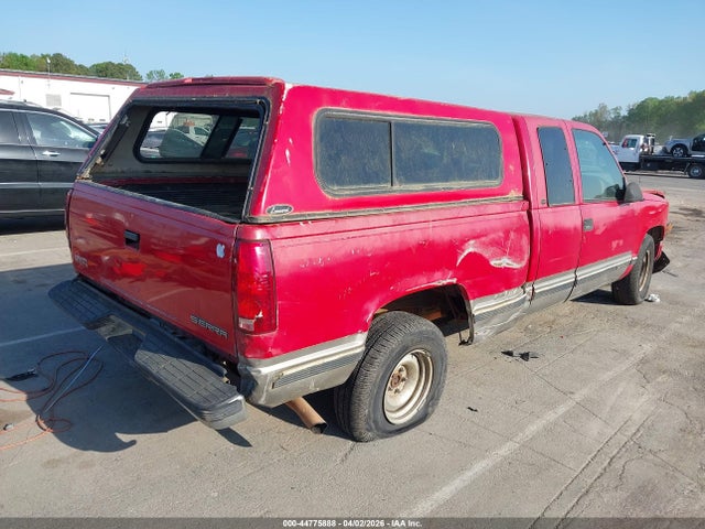 1998 Gmc Sierra 1500 Sl Wideside მანქანა იყიდება აუქციონზე, vin: 2GTEC19R4W1550528, აუქციონის ნომერი: 44775888