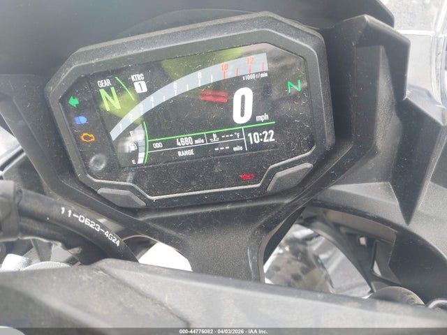 2025 Kawasaki Ex650 R მანქანა იყიდება აუქციონზე, vin: ML5EXER1XSDAE1766, აუქციონის ნომერი: 44776082