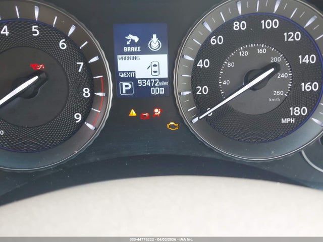 44776222 :رقم المزاد ، JN1BY1AR8JM220763 vin ، 2018 Infiniti Q70 3.7x Luxe مزاد بيع
