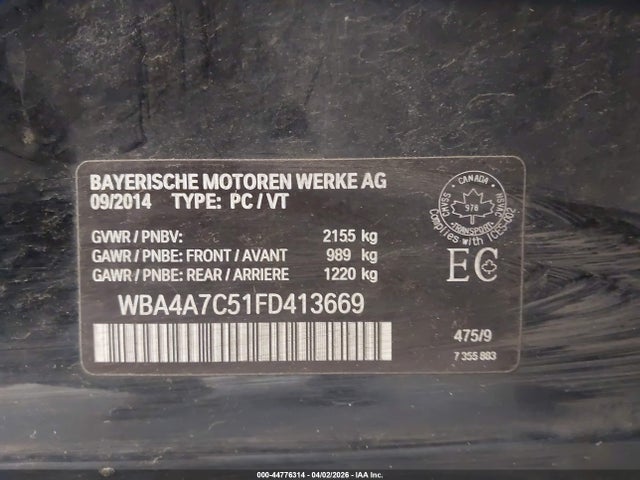 2015 BMW 428 GRAN COUPE WBA4A7C51FD413669 Photo 8