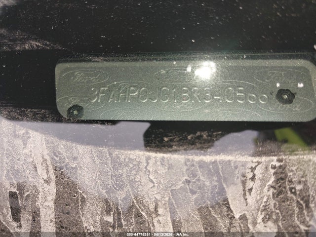 44776351 :رقم المزاد ، 3FAHP0JG1BR340566 vin ، 2011 Ford Fusion Sel مزاد بيع