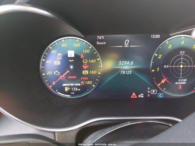 44776394 :رقم المزاد ، W1N0G6EB3LF802433 vin ، 2020 Mercedes-benz Amg Glc 43 4matic مزاد بيع