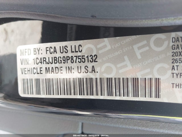 2023 Jeep Grand Cherokee L Limited 4x2 მანქანა იყიდება აუქციონზე, vin: 1C4RJJBG9P8755132, აუქციონის ნომერი: 44776430