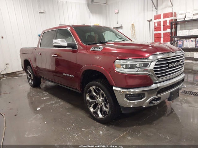 44776448 :رقم المزاد ، 1C6SRFKT3KN679090 vin ، 2019 Ram 1500 Longhorn  4x4 5'7 Box مزاد بيع